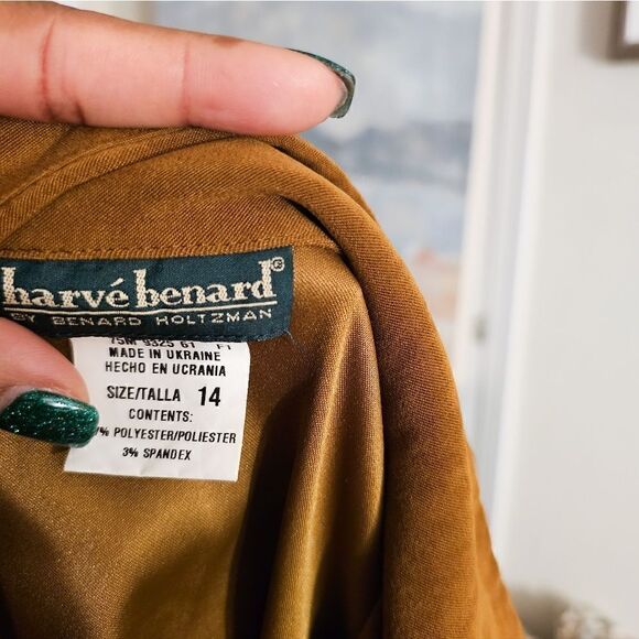 Vtg Harve Bernard Velour Feel Causual Button Front Shirt. - Picture 7 of 14